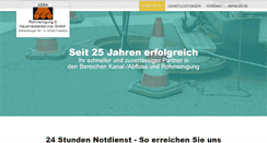 Desktop Screenshot of kanal-notdienst.de