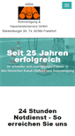 Mobile Screenshot of kanal-notdienst.de